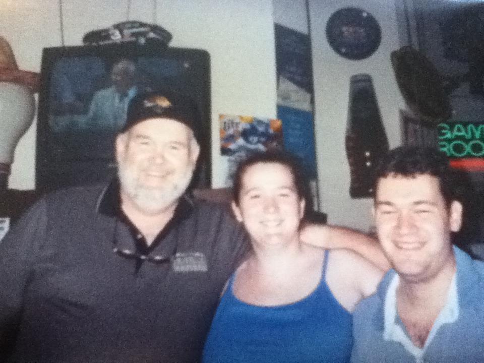 Dad and Sean and me